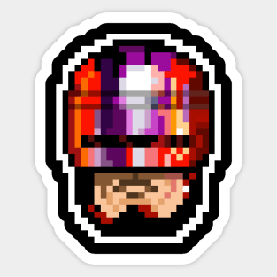 Space rangers pixel art Sticker